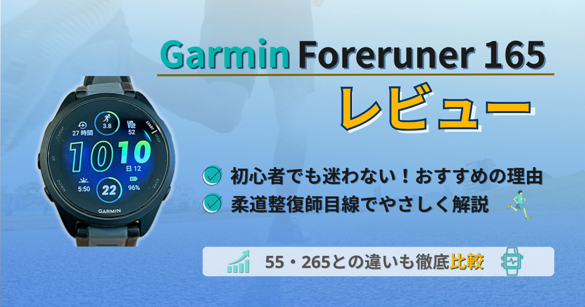 ガーミン　165　レビュー