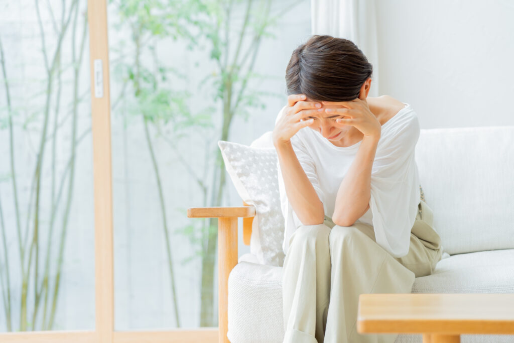 疲労感のある女性