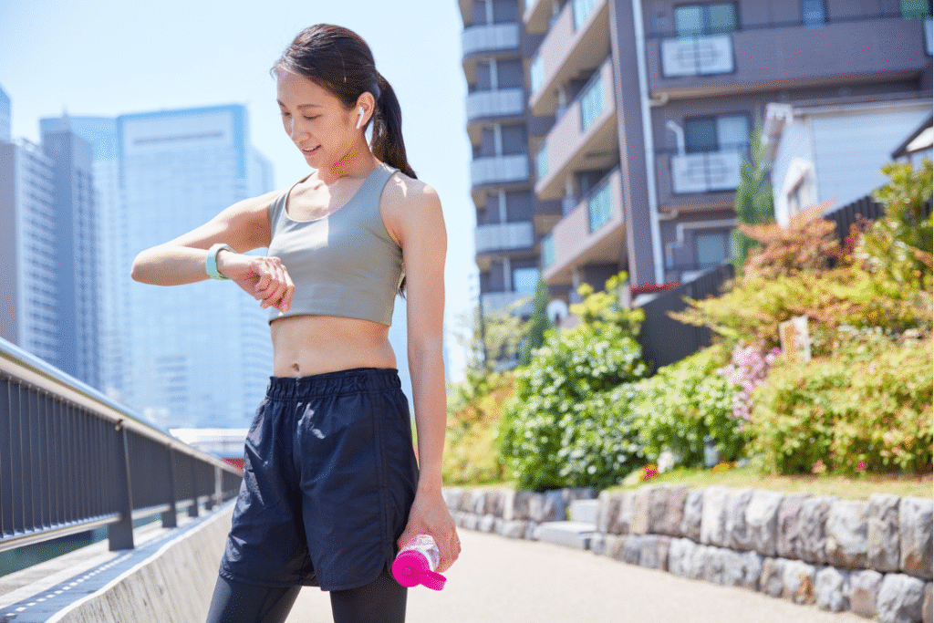 ガーミン　ランニング　女性
